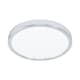 image 2 of EGLO Fueva 6 Chrome LED Ceiling Light, 27cm | Black