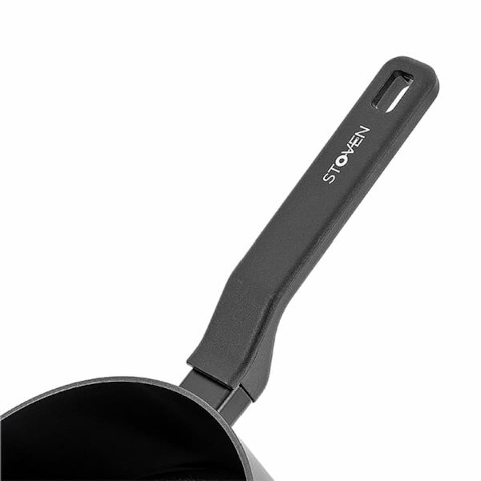 image 1 of Stoven Noir 4 Piece Saucepan Set with Milk Pan