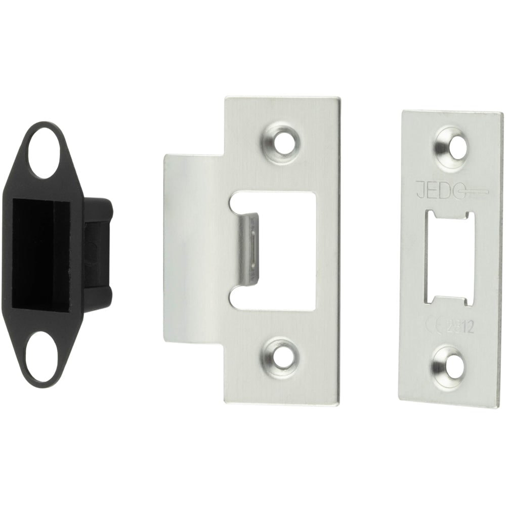 Heavy Duty Tubular Latch Accessory Packs in Satin Stainless Steel for Enhanced Security
