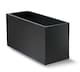 image 1 of Primrose Polystone Large Black Rectangular Trough Planter 100cm
