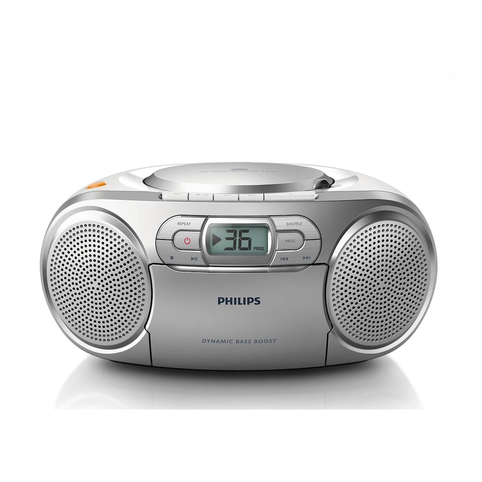 image 1 of Philips AZ127 Portable Stereo  in Silver