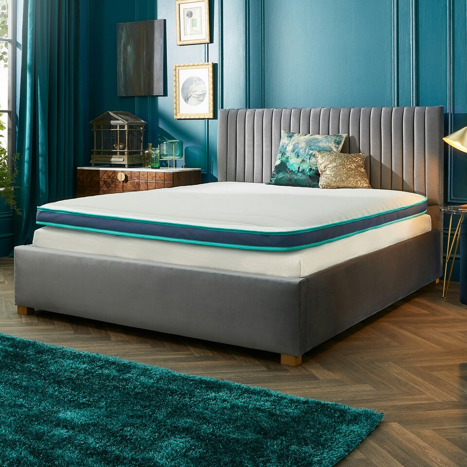 image 1 of Premium Medium and Firm Mattress Topper, Size Double