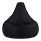 image 2 of icon Recliner Indoor Outdoor Bean Bag Black Bean Bag Chair Black