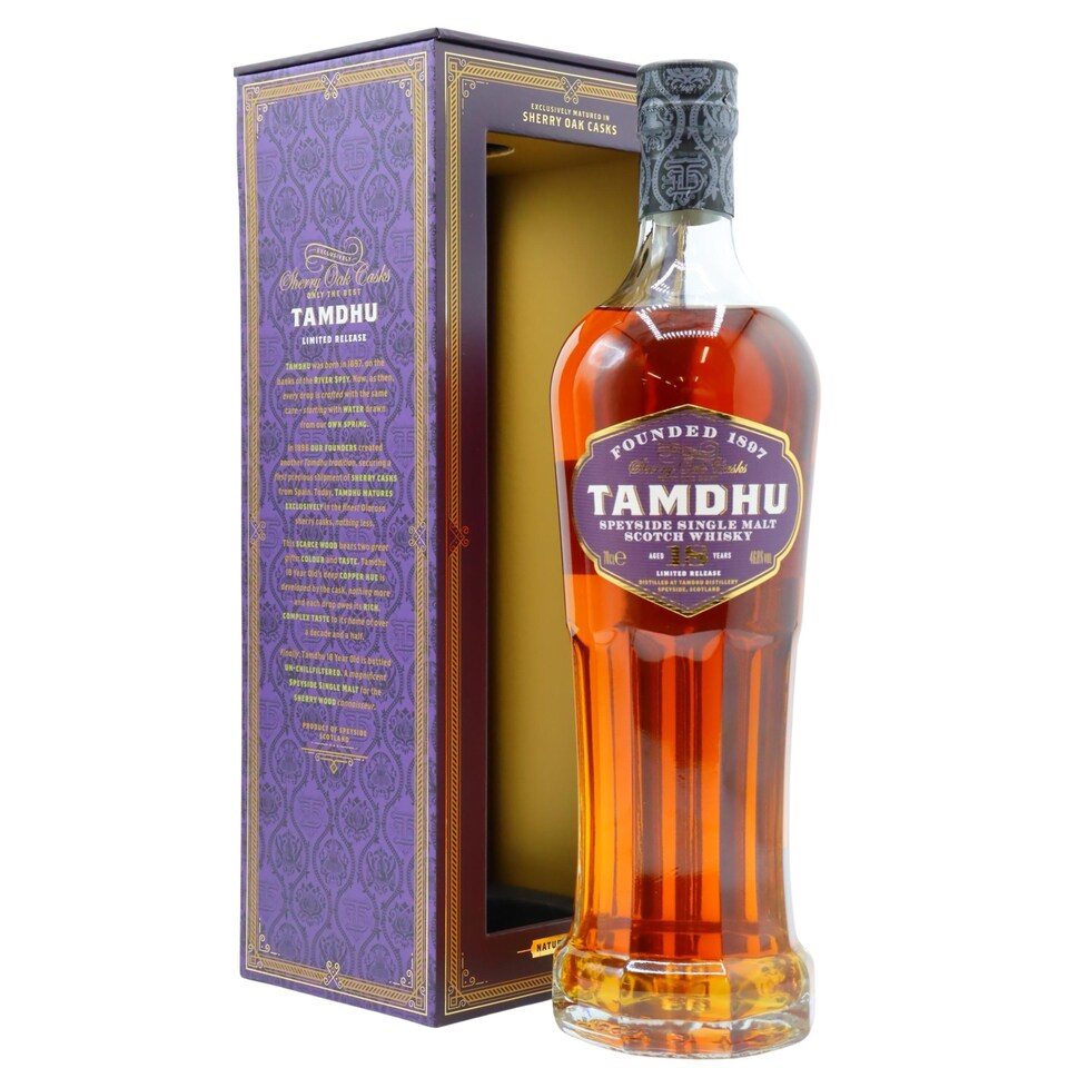 Tamdhu Speyside Single Malt Scotch 18 year old Whisky