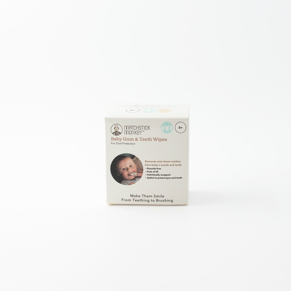 image 1 of Matchstick Monkey Baby Gum & Tooth Wipes