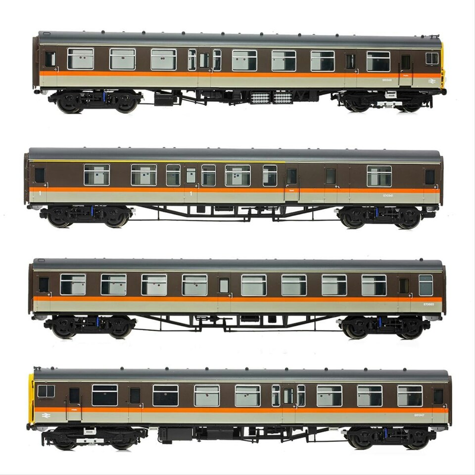 image 1 of Bachmann Class 411 (4-CEP) 4 Car EMU 1522 BR Jaffa Cake (DCC-Sound)