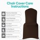 image 7 of Chair Cover Spandex Polyester Stretch, Flat Dining Slipcovers - 1pc