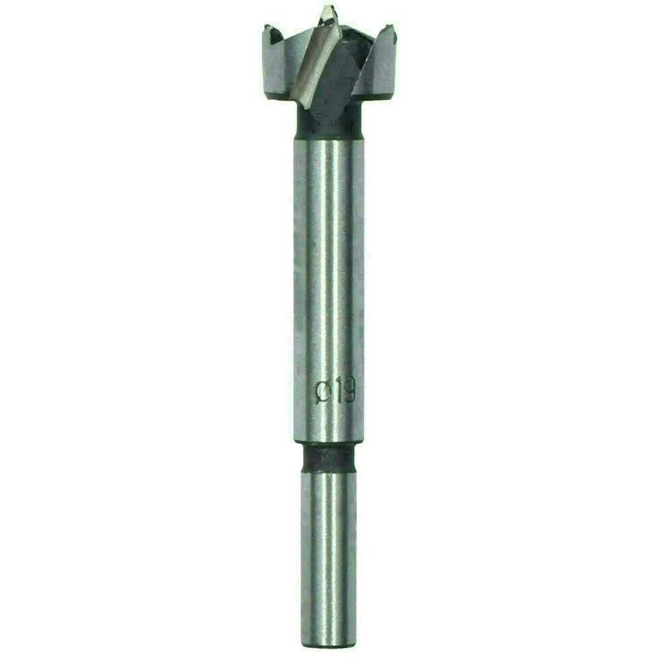 image 1 of 19mm Forstner Bit 3/8" Shank Boring Hole Cutter Flat Wood Drill Bit Woodworking