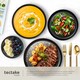 image 5 of Dinnerware Set Una - dinner set, incl. plates, bowls and mugs, for 6 people | Black | black | 1