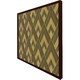 image 2 of Black & gold striped triangles (Picutre Frame) Black | M
