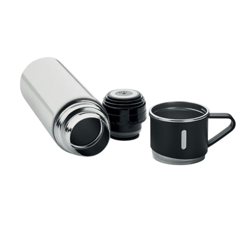 image 1 of MidOcean Tonia Double-Walled 420ml Flask - White - One Size White | One Size