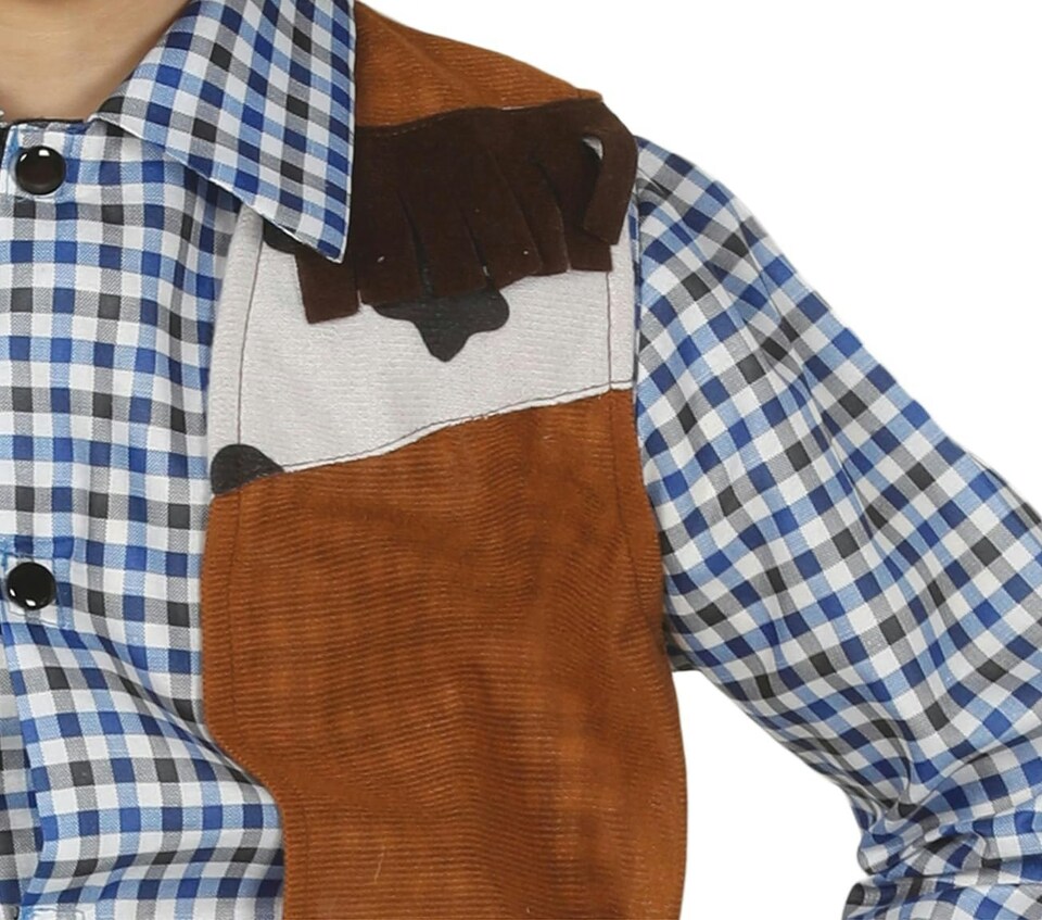 image 1 of Fancy Dress Child Brown Suede Cowboy Costume - 3-4 Years