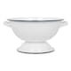 image 1 of Argon Tableware White Enamel Colander - 23.5cm - Green