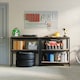 image 9 of Home Vida 5 Tier Heavy Duty Garage Shelves Adjustable Steel Shelving Storage Units - Holds Upto 875kg - Black - 1 Bay