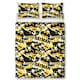 image 3 of Batman Camo Duvet Cover Set - Blue/Yellow/Black - Single Blue | Single