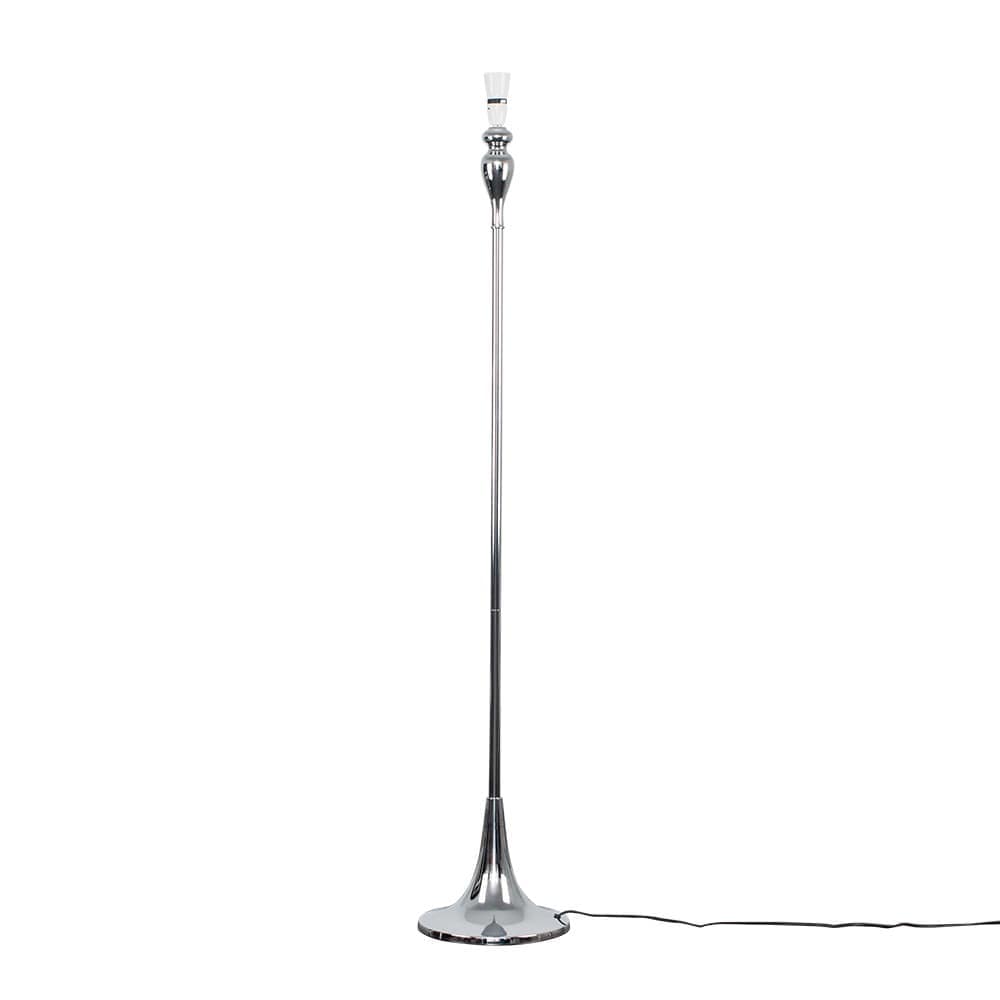 ValueLights Faulkner Modern Chrome Spindle Design Floor Lamp Base