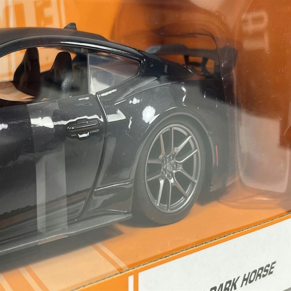 image 1 of 2024 Ford Mustang Dark Horse Black Bigtime Muscle 1:24 Scale Jada 35278