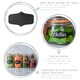 image 2 of Argon Tableware Glass Storage Jar Labels - Small - Black - Pack of 6