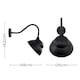 image 4 of ValueLights Porter Pair of Black IP23 Outdoor Wall Lantern | Black