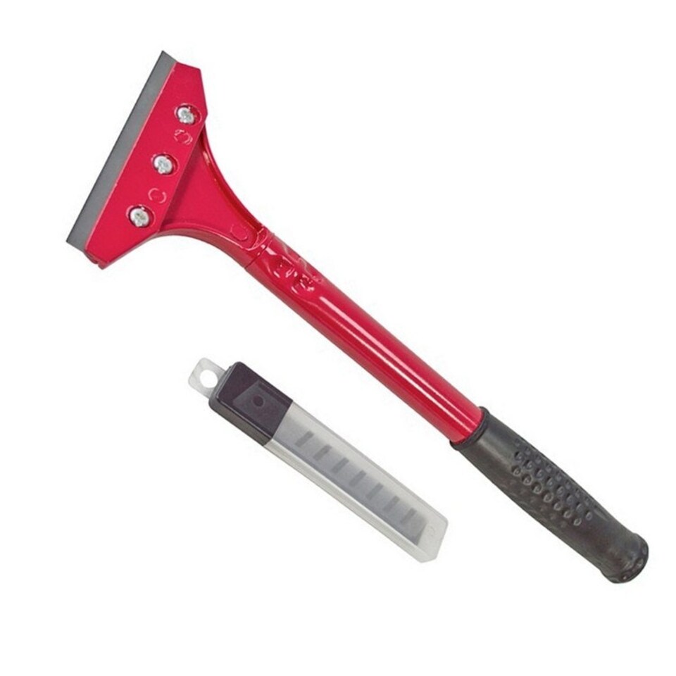Amtech Deluxe Wallpaper Scraper & 5 Blades 4'' - One Colour - One Size