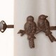 image 1 of Set of 2 Perched Bird Curtain Tie Backs Brown