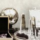 image 2 of Holden Décor Embossed Sequins Vinyl Textured Wallpaper - Dove - 10m x 0.52m White