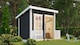 image 5 of Flipp-Log Cabin, Wooden Garden Room, Timber Summerhouse, Home Office - L230 x W190.6 x H188.1 cm | Brown