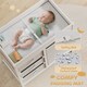 image 6 of AIYAPLAY Baby Changing Table with 4 Drawers, Nursery Diaper Baby Changing Unit for 0-12 Months (max. 11kg), with Mat, Infant Care Station for Bedroom Nursery | White