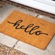 image 7 of Nicola Spring Coir Door Mat - 60 x 40cm - Hello