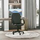image 2 of Homcom PU Leather Executive Swivel Chair - Black