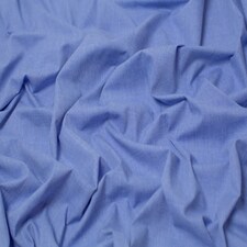 Minerva Core Range Blue Plain Polycotton Fabric for Dressmaking, 112.5cm / 44" Wide - per metre