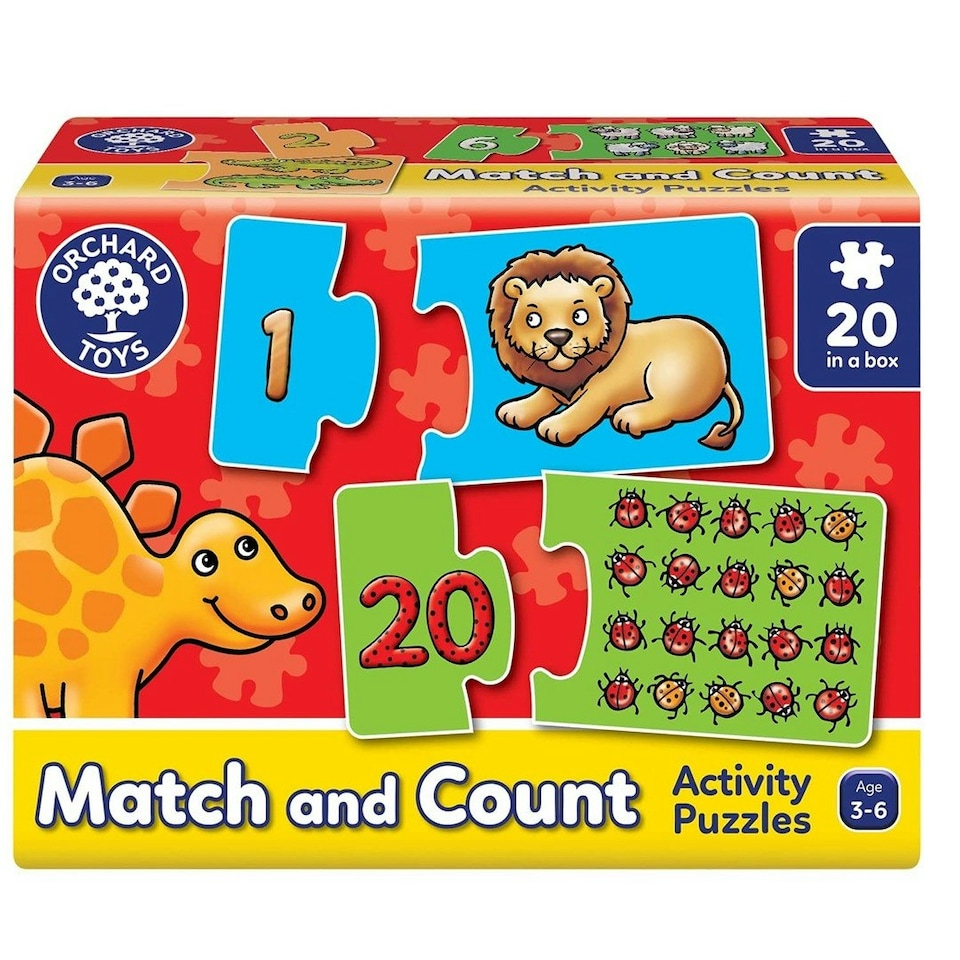 image 1 of Orchard Toys Match And Count Jigsaw Puzzles