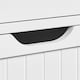image 6 of Yaheetech Freestanding Bathroom Cabinet with Adjustable Shelf White White