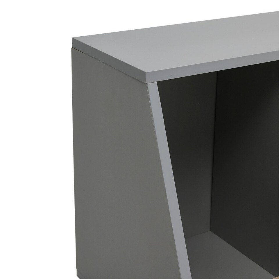 image 1 of Living and Home Open Style Toy Storage Organizer - 80*30*40cm - Grey