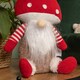 image 6 of 28cm Red and White Sitting Christmas Gonk with Mushroom Hat