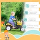 image 7 of HOMCOM Kids Pedal Go Kart, Children Ride on Digger, Ride on Toy Car, Excavator Tractor Digger Dumper for Kids 3 Years, Yellow