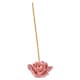 image 3 of Something Different Pond Dipping Water Lily Incense Stick Holder - Pink - One Size