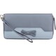 image 4 of Genuine Soft Leather Clutch Purse with Wrist Strap Pink | Raspberry/Fuchsia