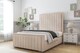image 2 of Sloomy Pemberton Sand Naples Deep-Sided Bed Frame With 50" Upholstered Headboard 6' Super King