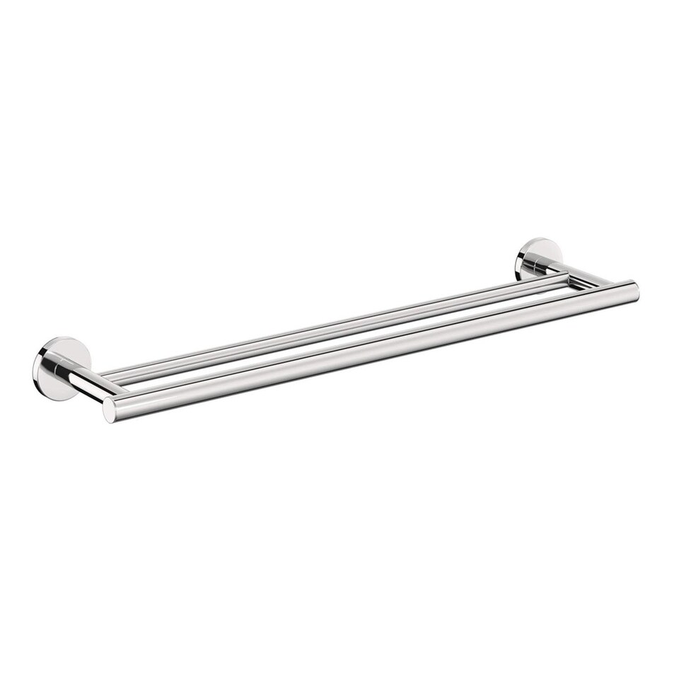 image 1 of COSMIC Double towel rail, Chrome, ARCHITECT S+ Collection