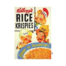 Vintage Kellogg's Rice Krispies Snap Crackle & Pop Tea Towel