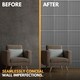 image 5 of NOVECRAFTO Decorative 3D Wall Panels (50cm x 50cm) 3D Fluted Line Design PVC Cladding Panel