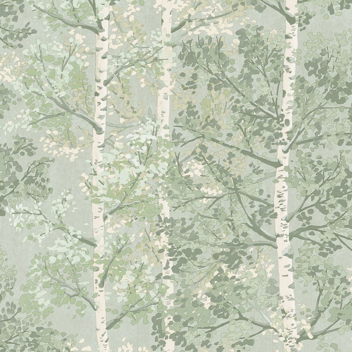 Rasch Silverwood Wallpaper Green Green 1