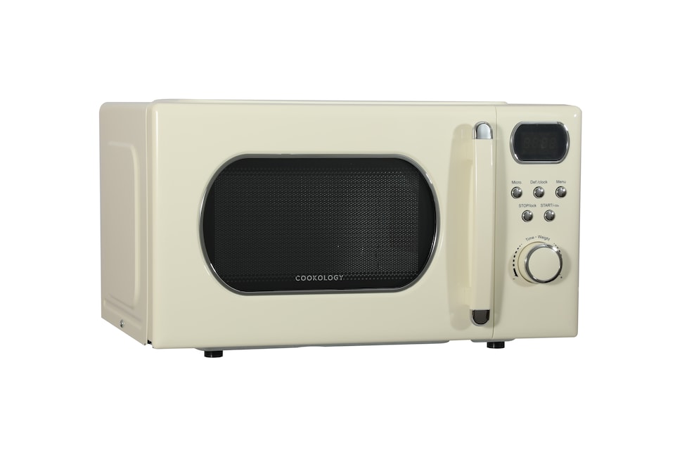 image 1 of Cookology Retro Microwave 800W Freestanding 20L - RETDD20CR Cream