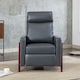 image 7 of Riley Pushback Recliner Air Leather Modern Accent Recliner Chair (Tan)
