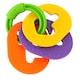 image 6 of The Magic Toy Shop Baby Rattles and Teethers 6 Piece Newborn Sensory Toys