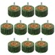 image 4 of 60 Grit 60mm Flap Wheel Disc Abrasive Sanding Pads For Drills 6mm Shank 10pc