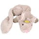 image 3 of Set of 3 Plush Soft Unstuffed Chipmunk, Skunk & Rabbit Dog Toy With Squeak