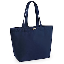 Westford Mill Marina Organic Cotton Tote - French Navy - One Size | Multi