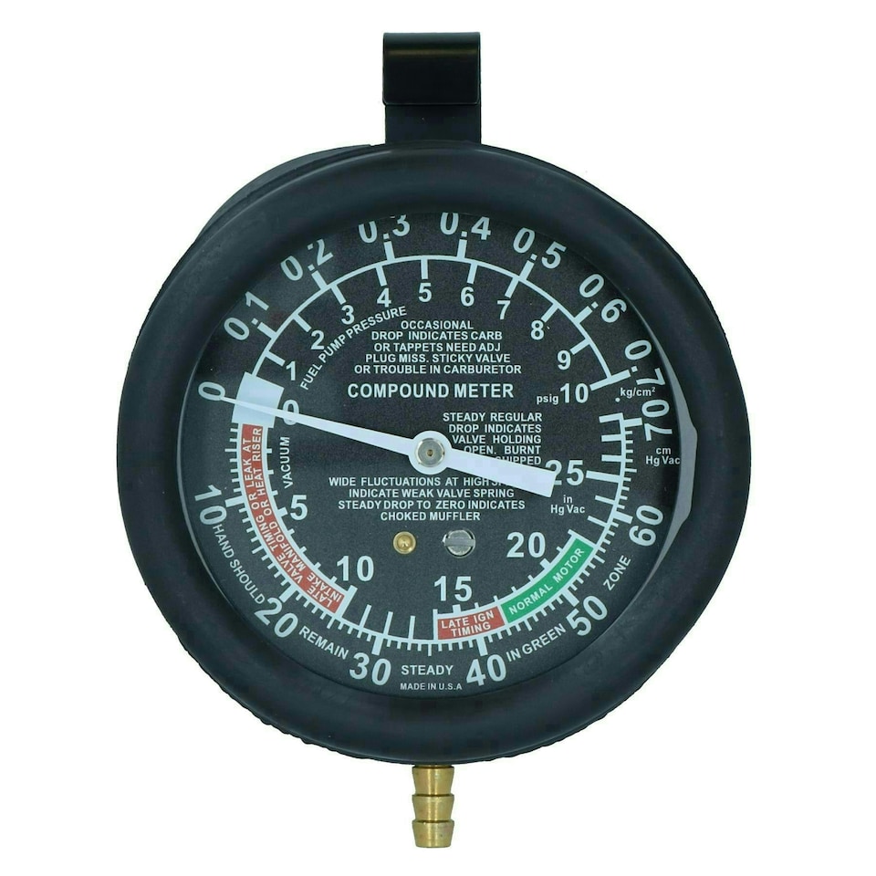 image 1 of Fuel Vacuum And Fuel Pump Pressure Tester Gauge Kit Carburettor Valve AN023